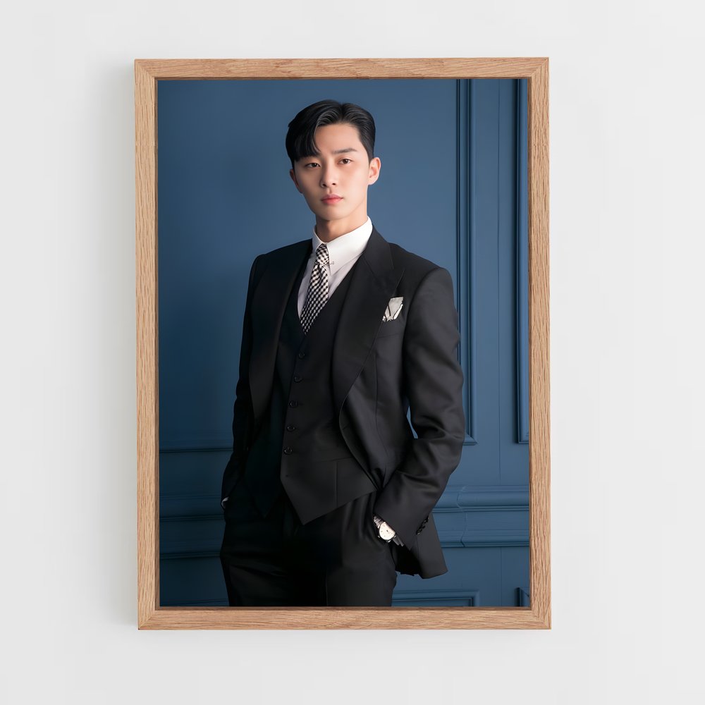 ap-park seo-joon-4 cadre Bois clair