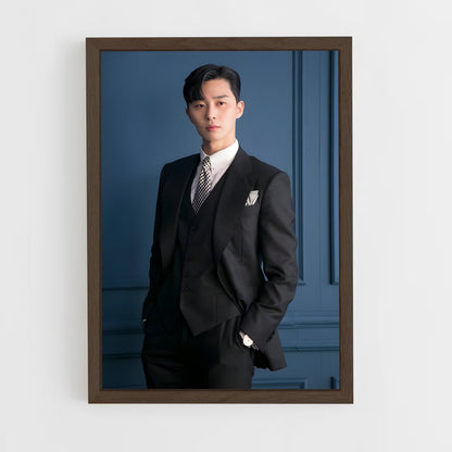 ap-park seo-joon-4 cadre Bois foncé