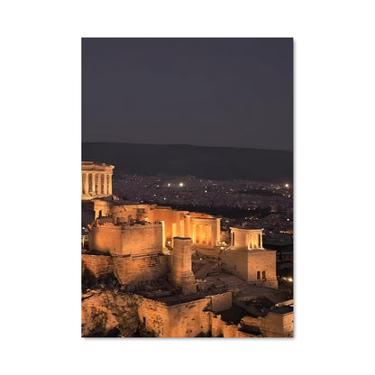 Poster Acropole Nocturne