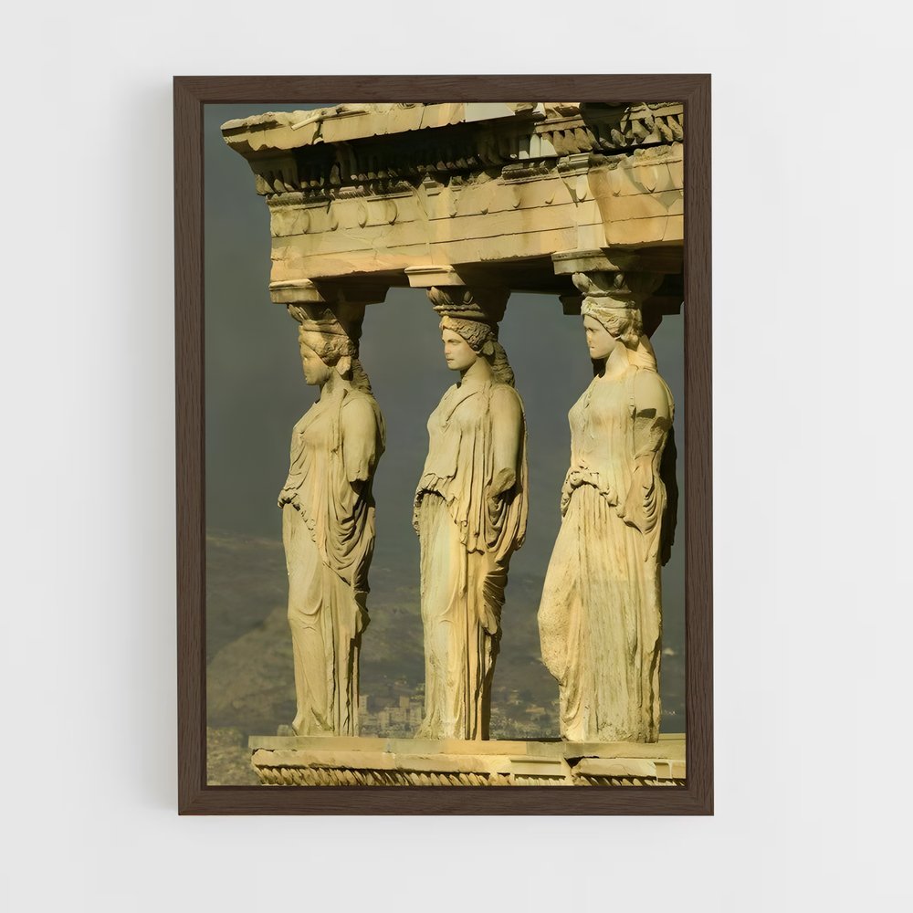 ap-parthenon sculptures-1 cadre Bois foncé