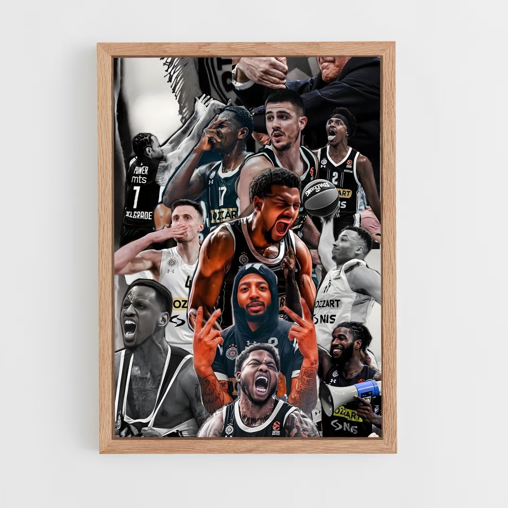 ap-partizan belgrade-2 cadre Bois clair
