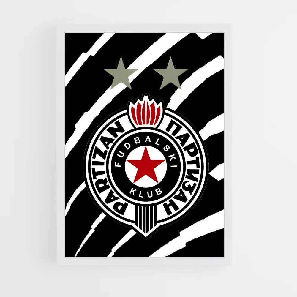 ap-partizan belgrade-3 cadre Blanc