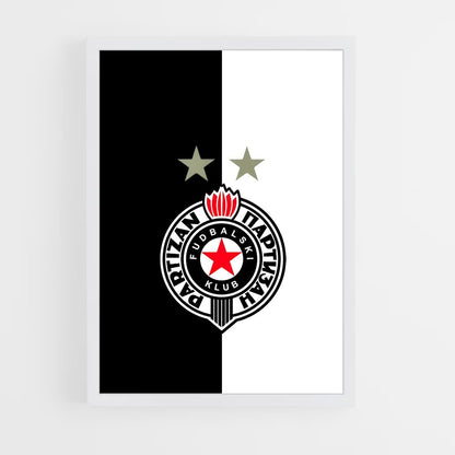ap-partizan belgrade-4 cadre Blanc