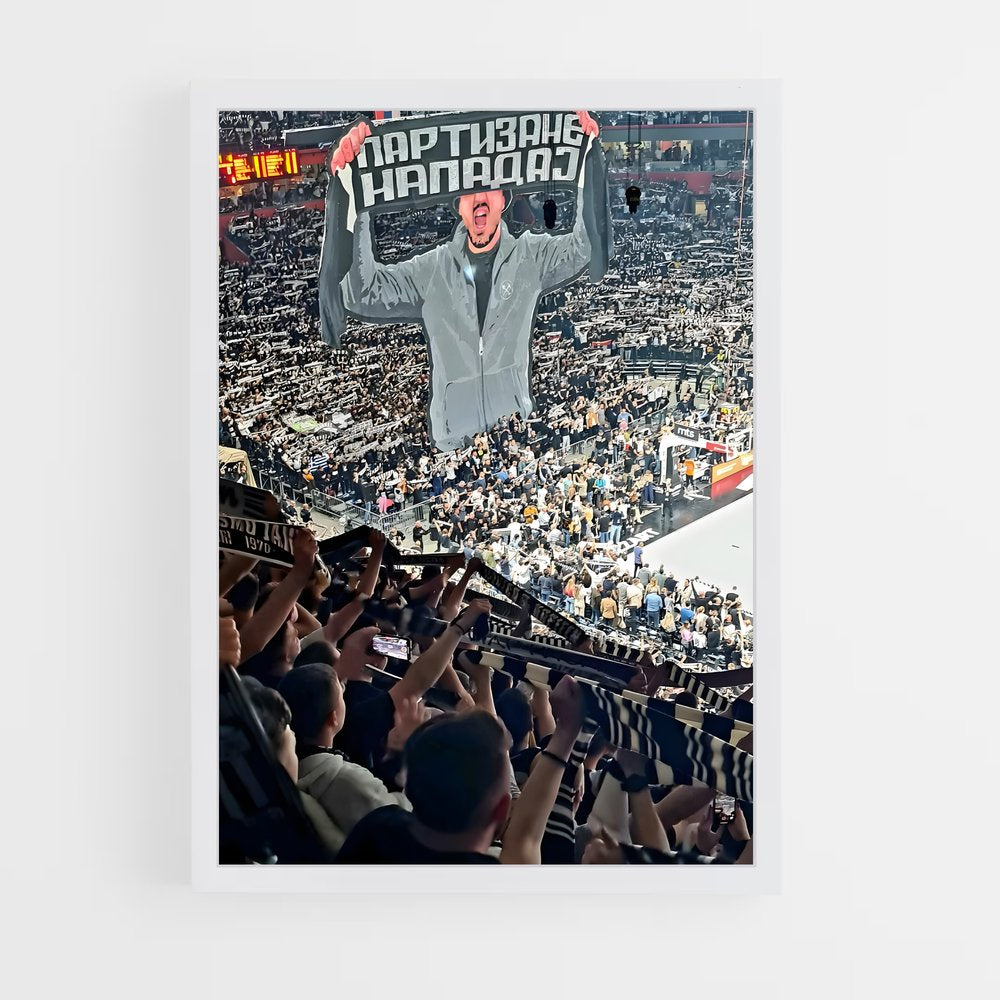ap-partizan belgrade-6 cadre Blanc