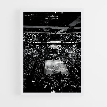 ap-partizan belgrade basketball-5 cadre Blanc