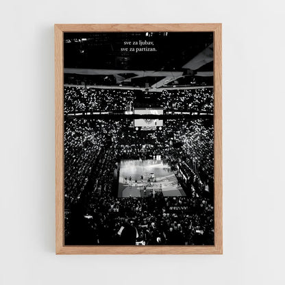 ap-partizan belgrade basketball-5 cadre Bois clair