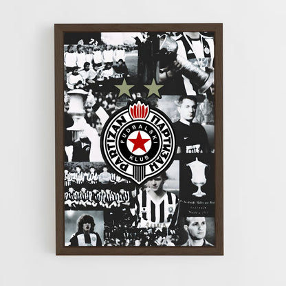 ap-partizan belgrade basketball-6 cadre Bois foncé