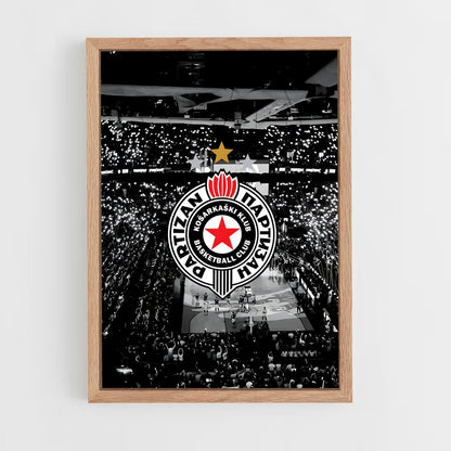 ap-partizan belgrade basketball-7 cadre Bois clair