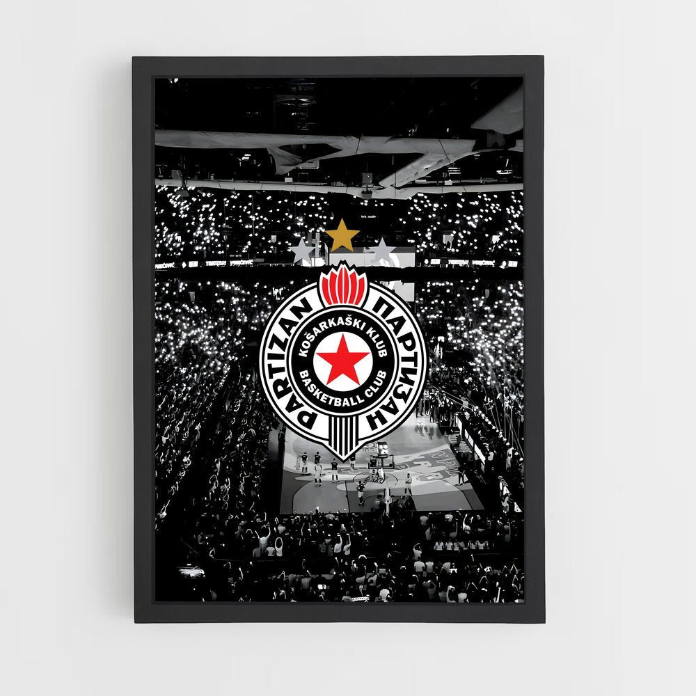 ap-partizan belgrade basketball-7 cadre Noir