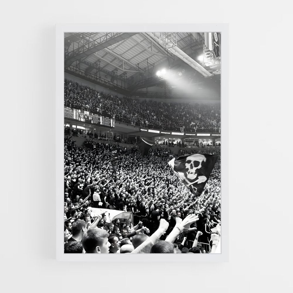 ap-partizan belgrade basketball-9 cadre Blanc