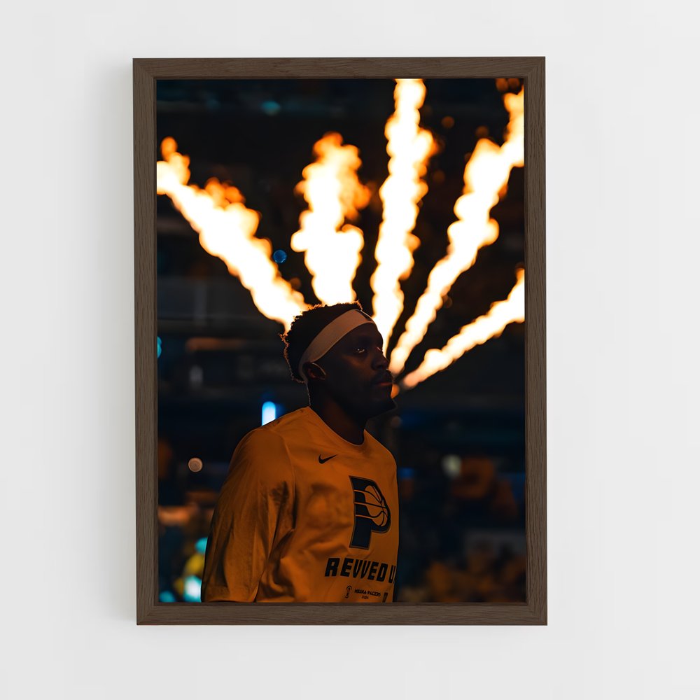 ap-pascal siakam-1 cadre Bois foncé