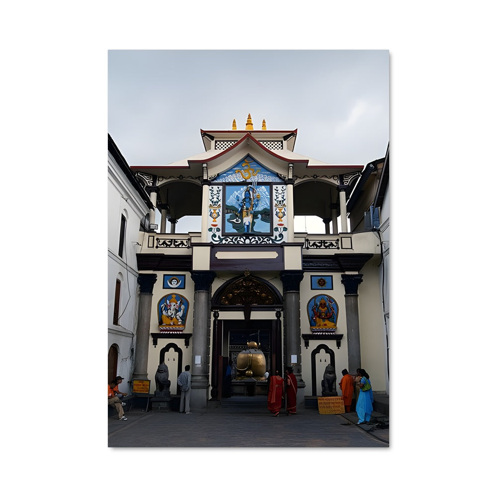 Poster Porte de Pashupatinath