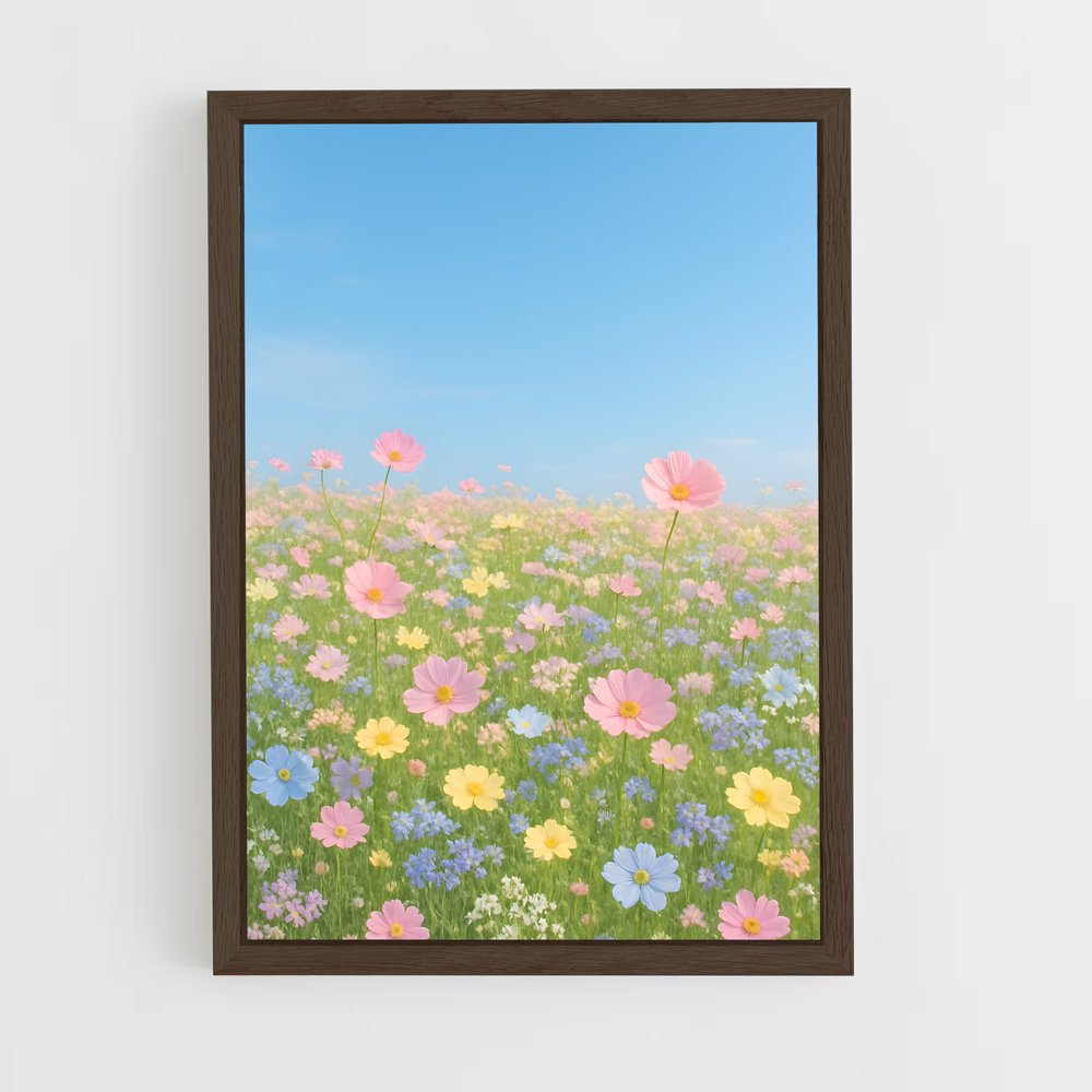 ap-pastels-3 cadre Bois foncé