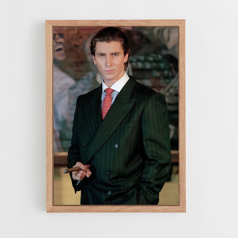 ap-patrick bateman-3 cadre Bois clair
