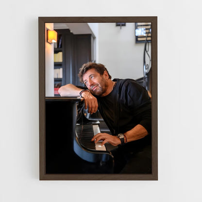 ap-patrick bruel-4 cadre Bois foncé