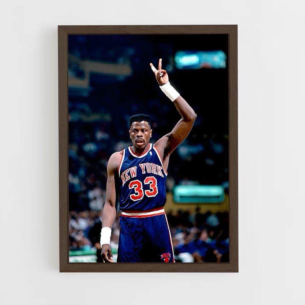 ap-patrick ewing-1 cadre Bois foncé