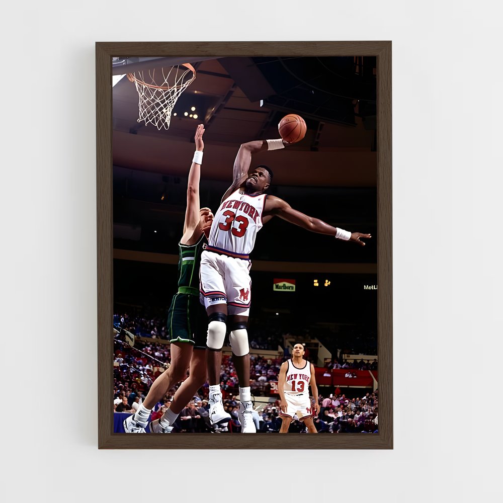 ap-patrick ewing-11 cadre Bois foncé