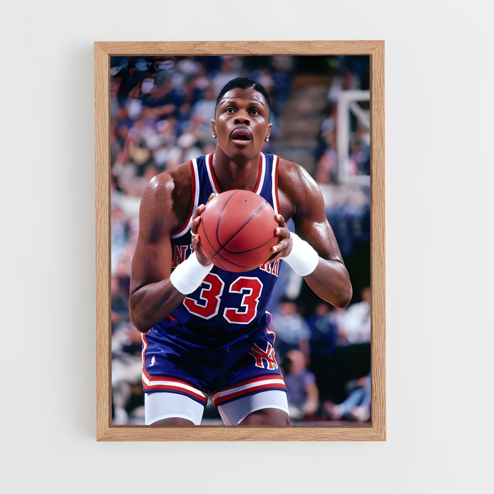 ap-patrick ewing-4 cadre Bois clair