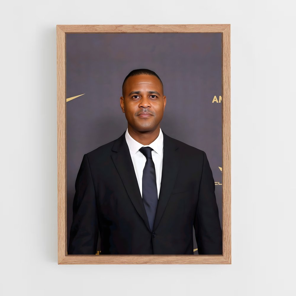 ap-patrick kluivert-1 cadre Bois clair