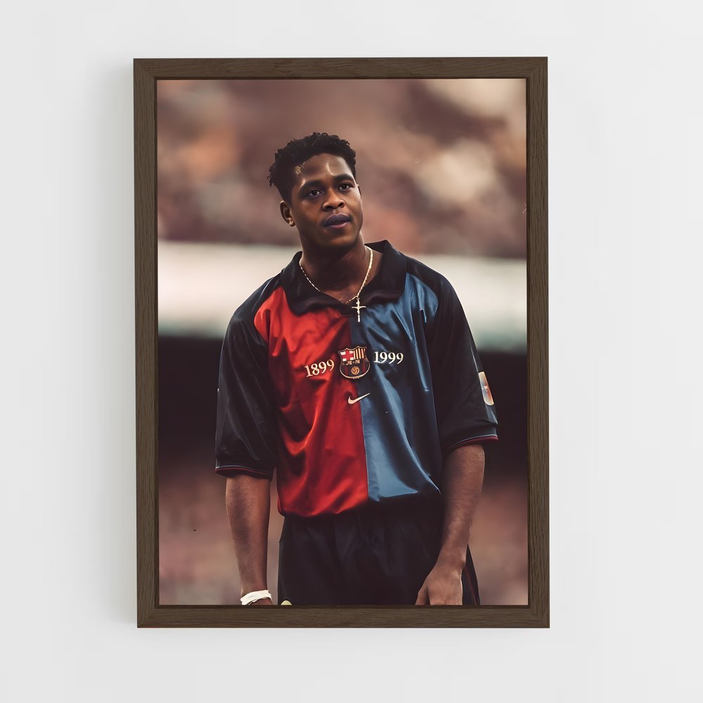 ap-patrick kluivert-4 cadre Bois foncé