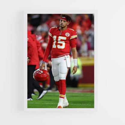 ap-patrick mahomes-3 cadre Blanc