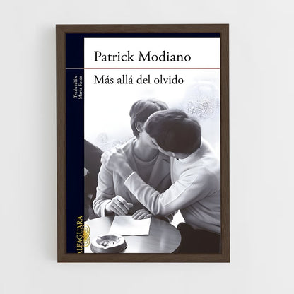 ap-patrick modiano-5 cadre Bois foncé