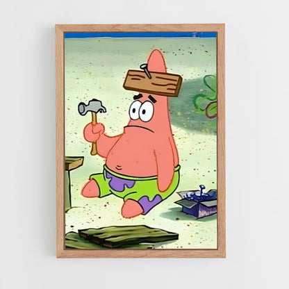 ap-patrick star-1 cadre Bois clair