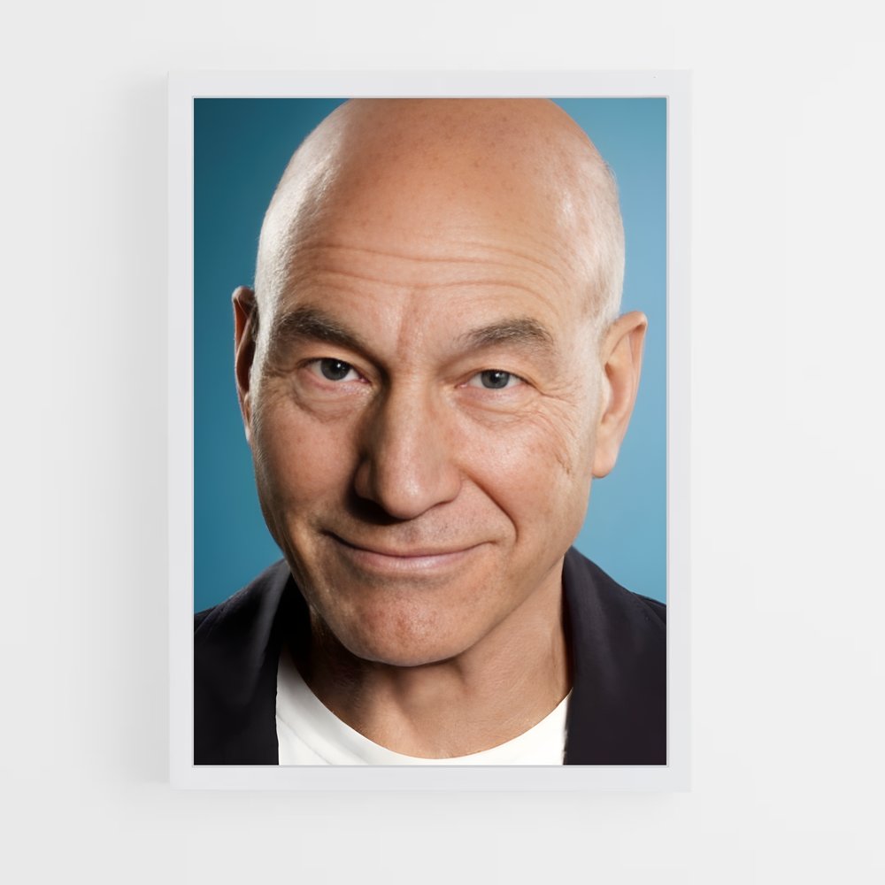 ap-patrick stewart-1 cadre Blanc