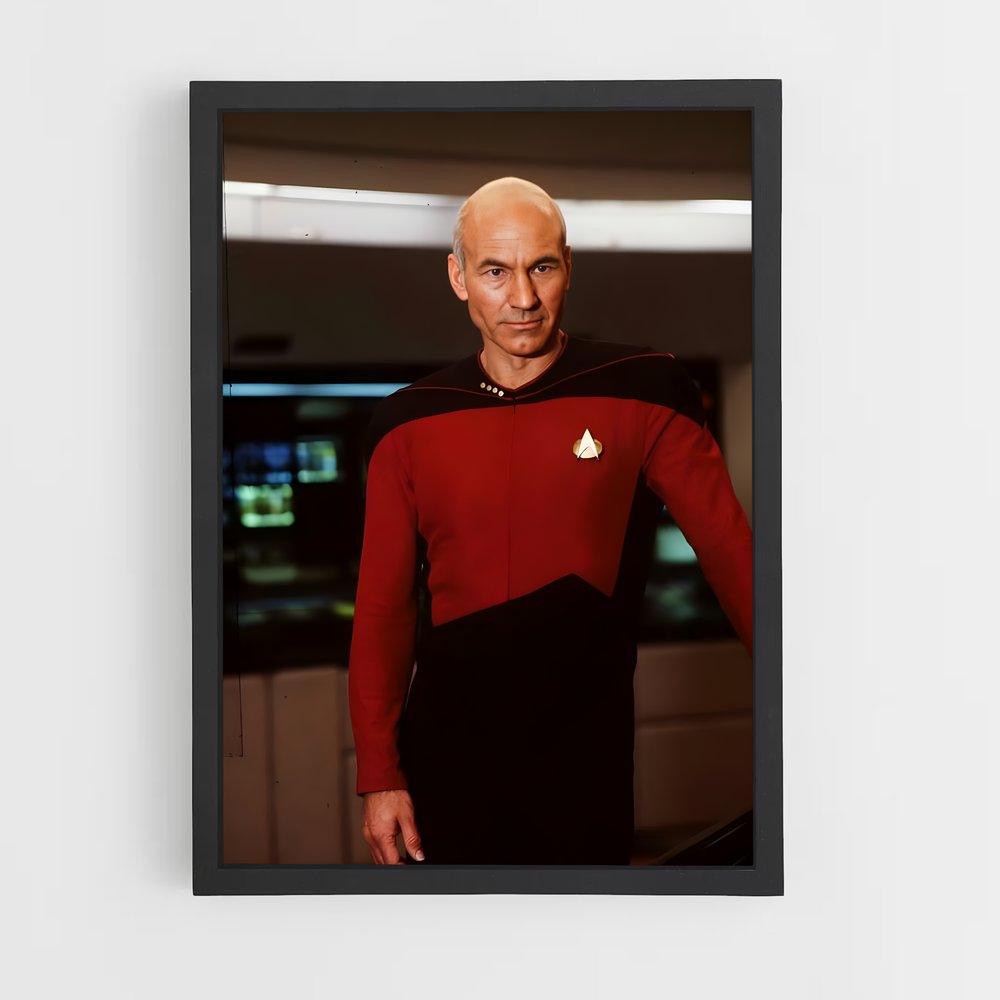ap-patrick stewart-3 cadre Noir