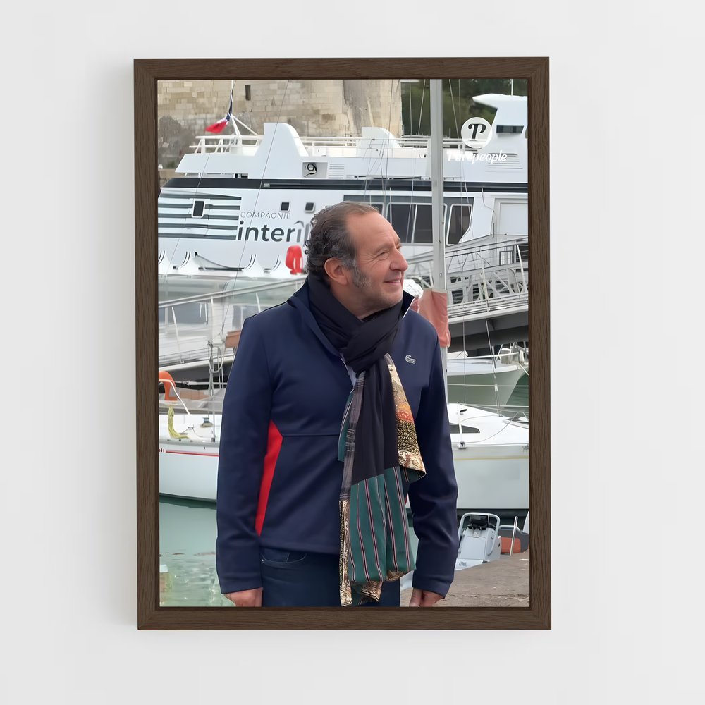ap-patrick timsit-1 cadre Bois foncé