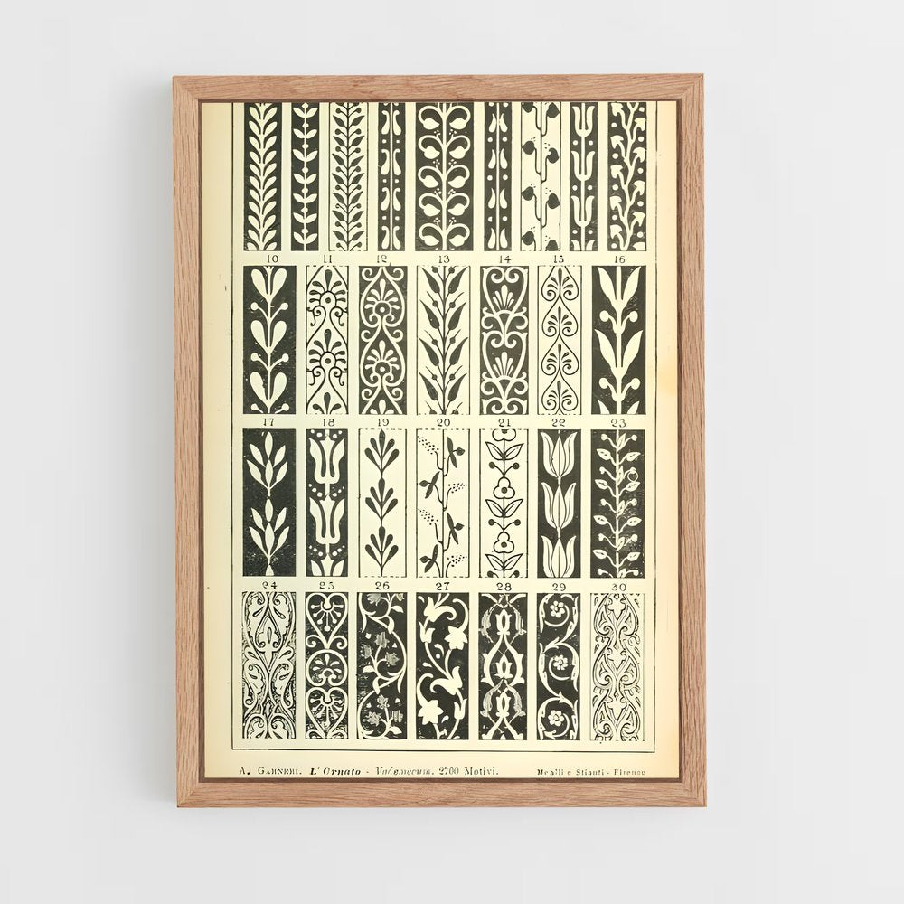 ap-patterns-3 cadre Bois clair