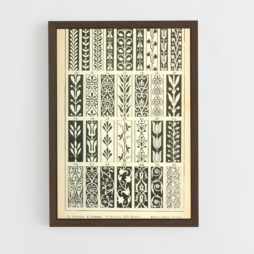 ap-patterns-3 cadre Bois foncé