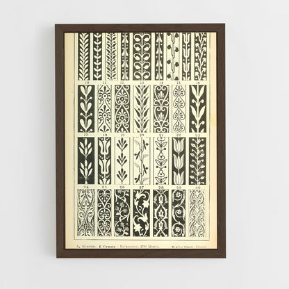 ap-patterns-3 cadre Bois foncé