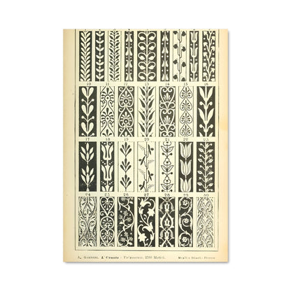 Poster Livre de Motifs