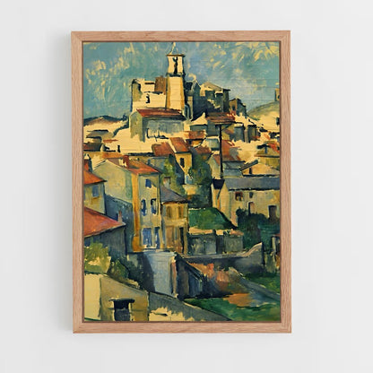 ap-paul cezanne-1 cadre Bois clair