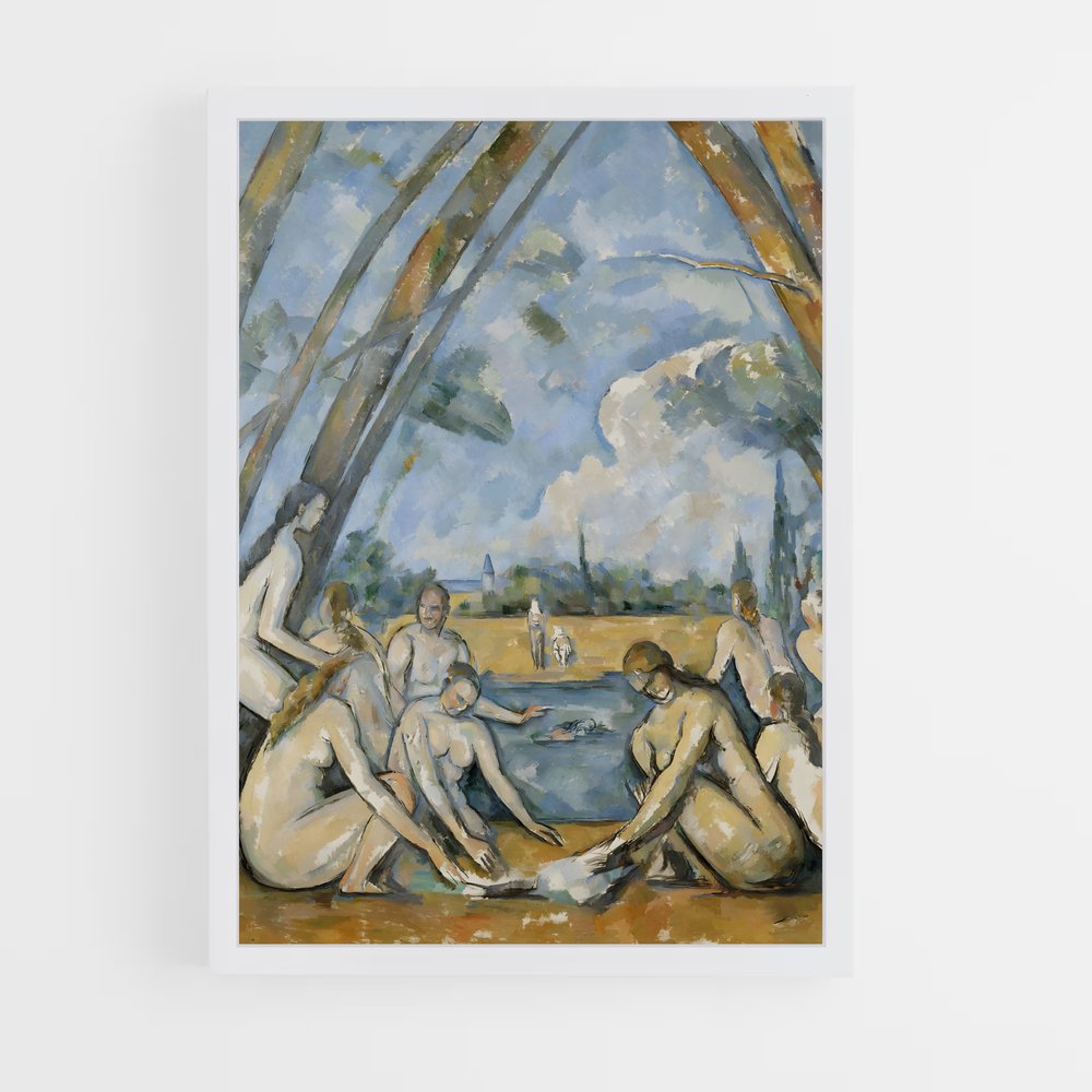 ap-paul cezanne-3 cadre Blanc