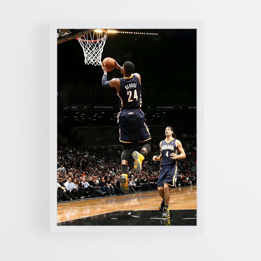 ap-paul george-1 cadre Blanc