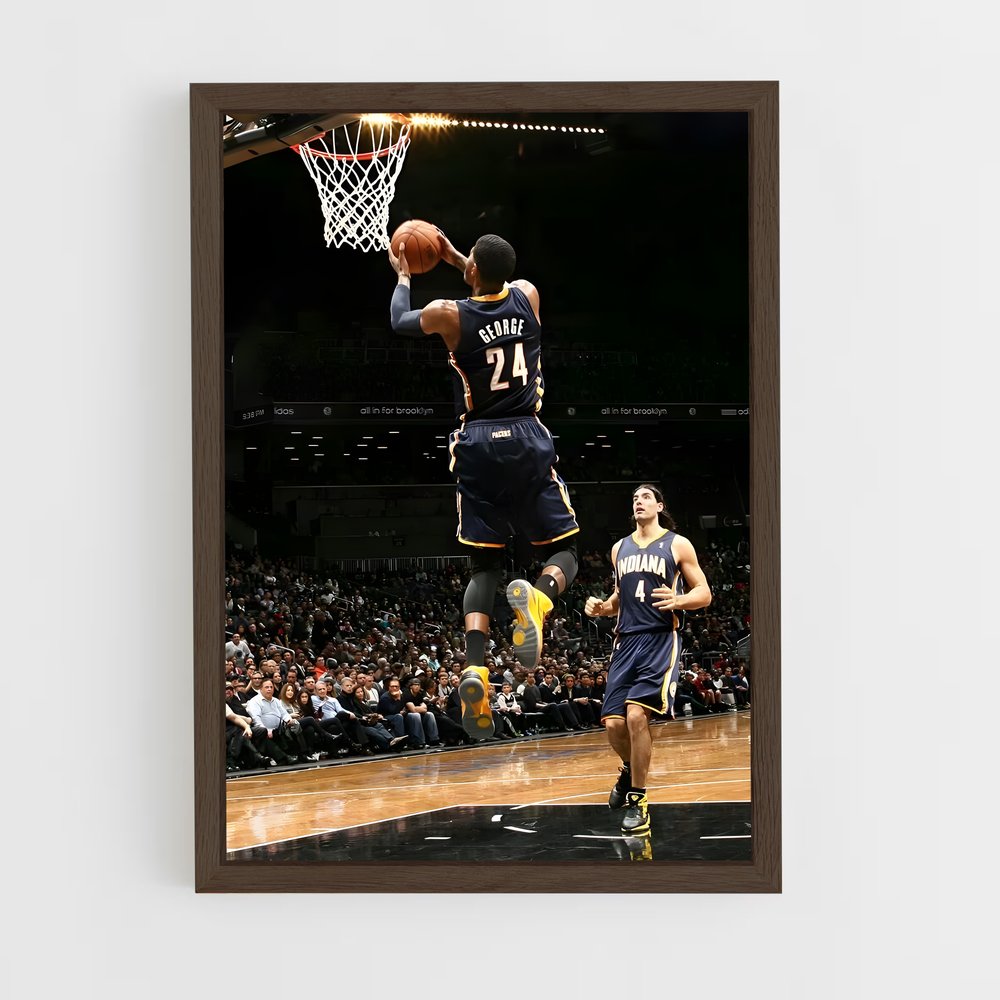 ap-paul george-1 cadre Bois foncé