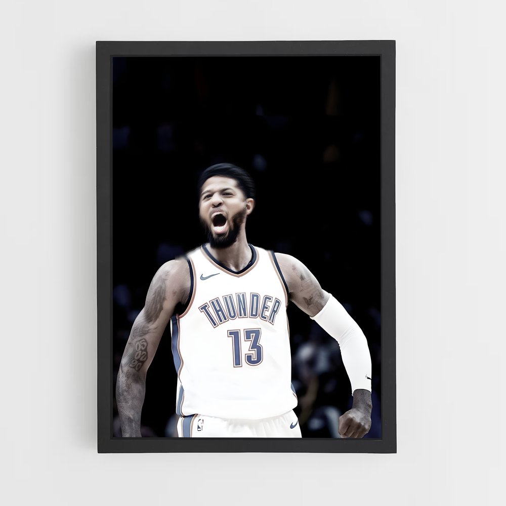 ap-paul george-5 cadre Noir