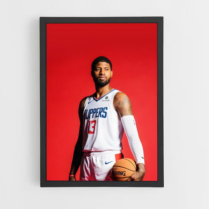 ap-paul george-6 cadre Noir