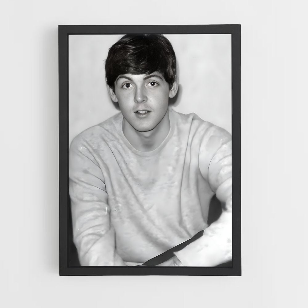 ap-paul mccartney-4 cadre Noir