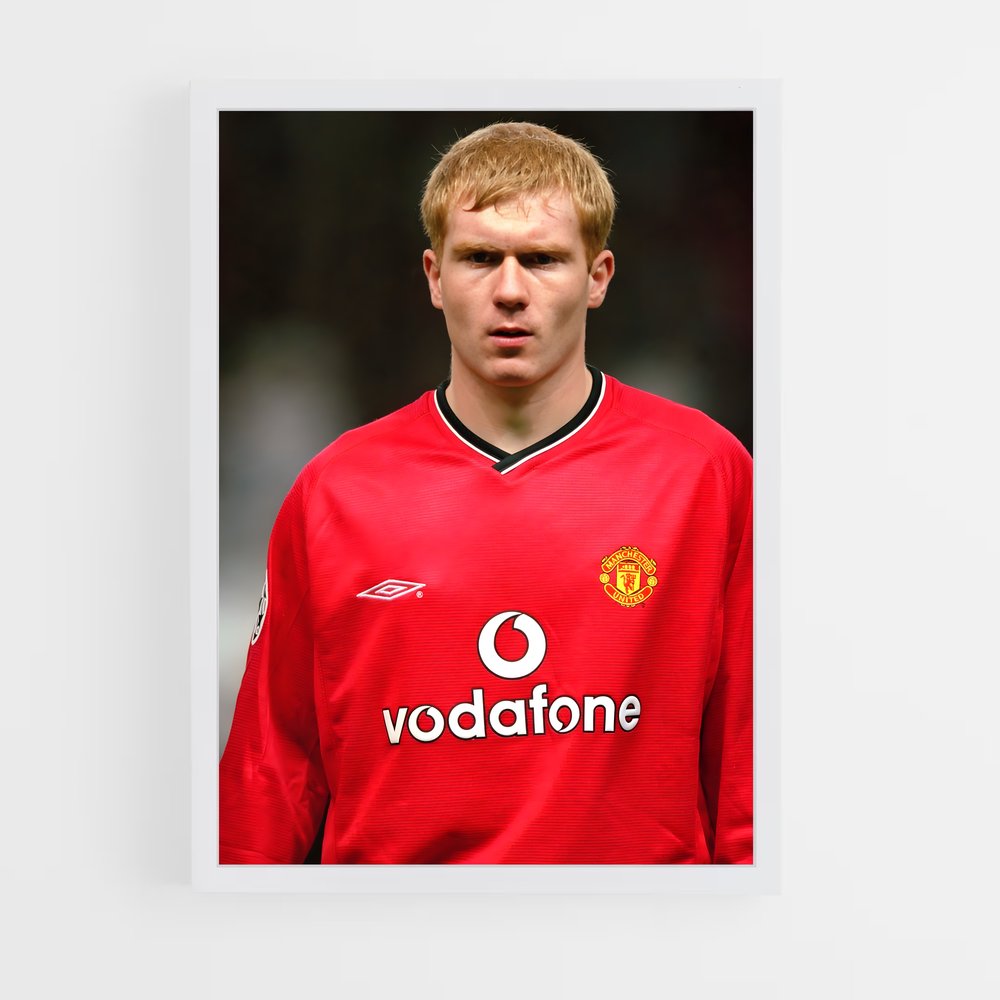 ap-paul scholes-2 cadre Blanc