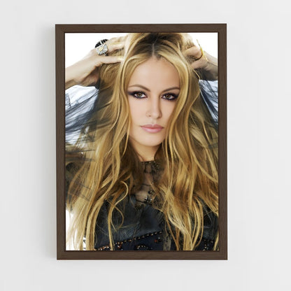 ap-paulina rubio-1 cadre Bois foncé