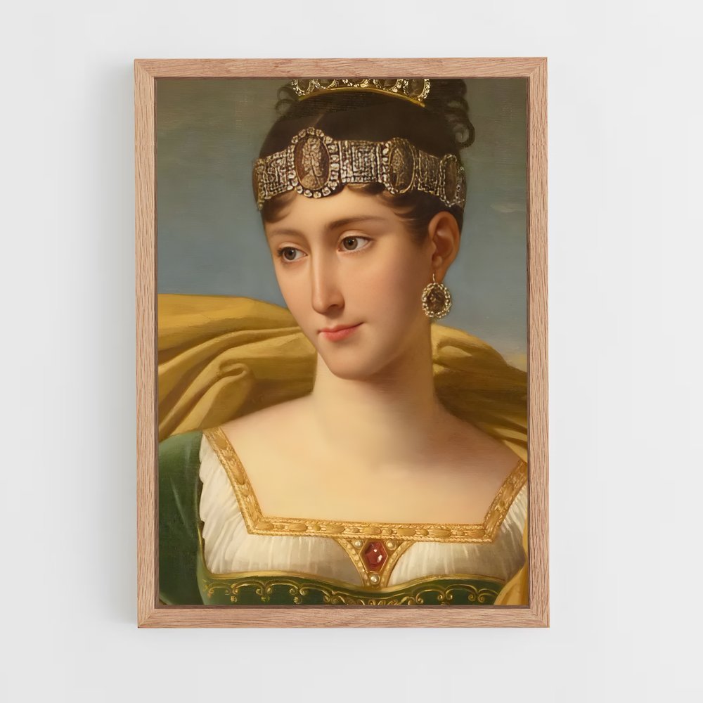 ap-pauline borghese canova-1 cadre Bois clair