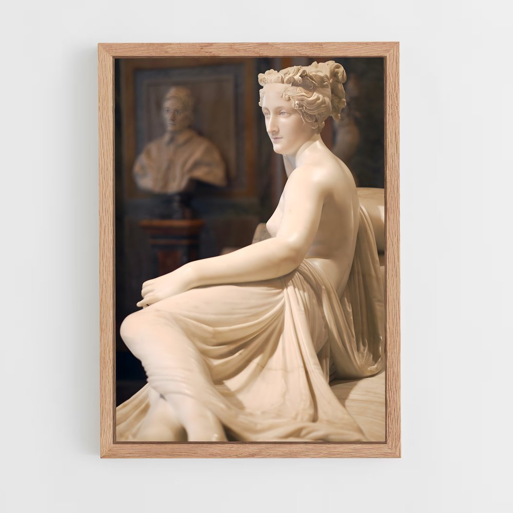 ap-pauline borghese canova-2 cadre Bois clair