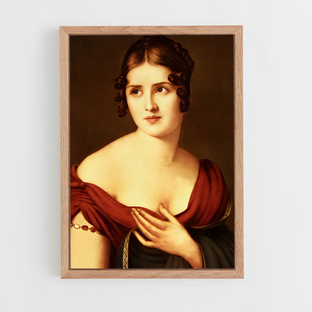 ap-pauline borghese canova-3 cadre Bois clair