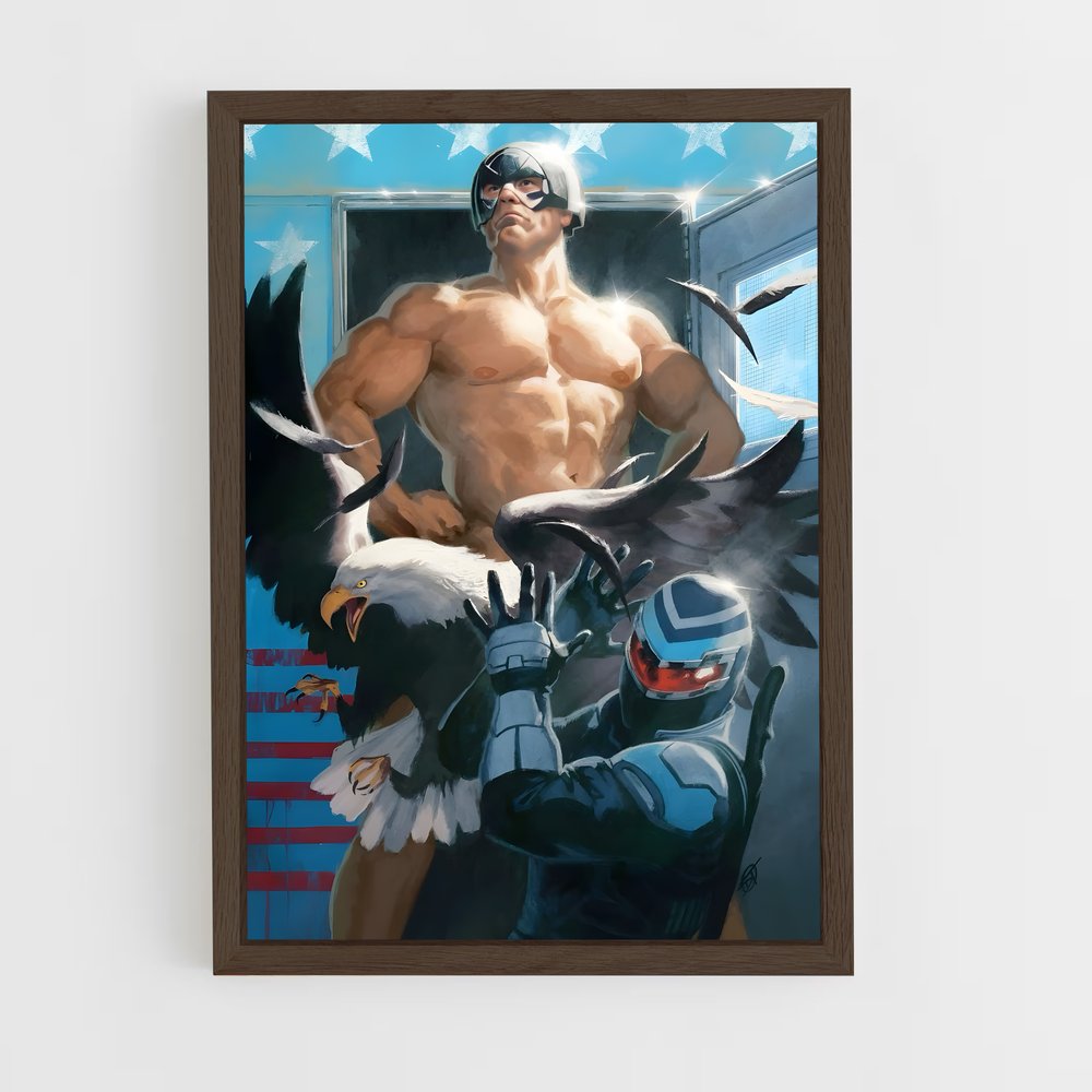 ap-peacemaker-6 cadre Bois foncé