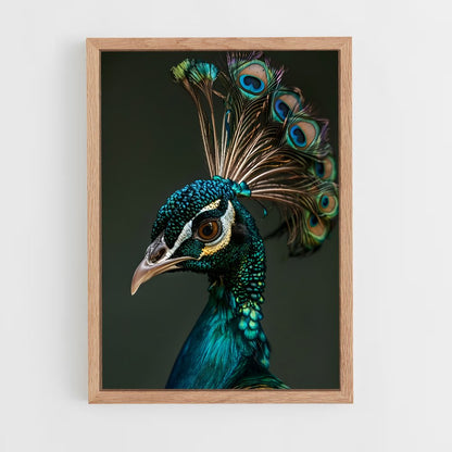 ap-peacock-4 cadre Bois clair