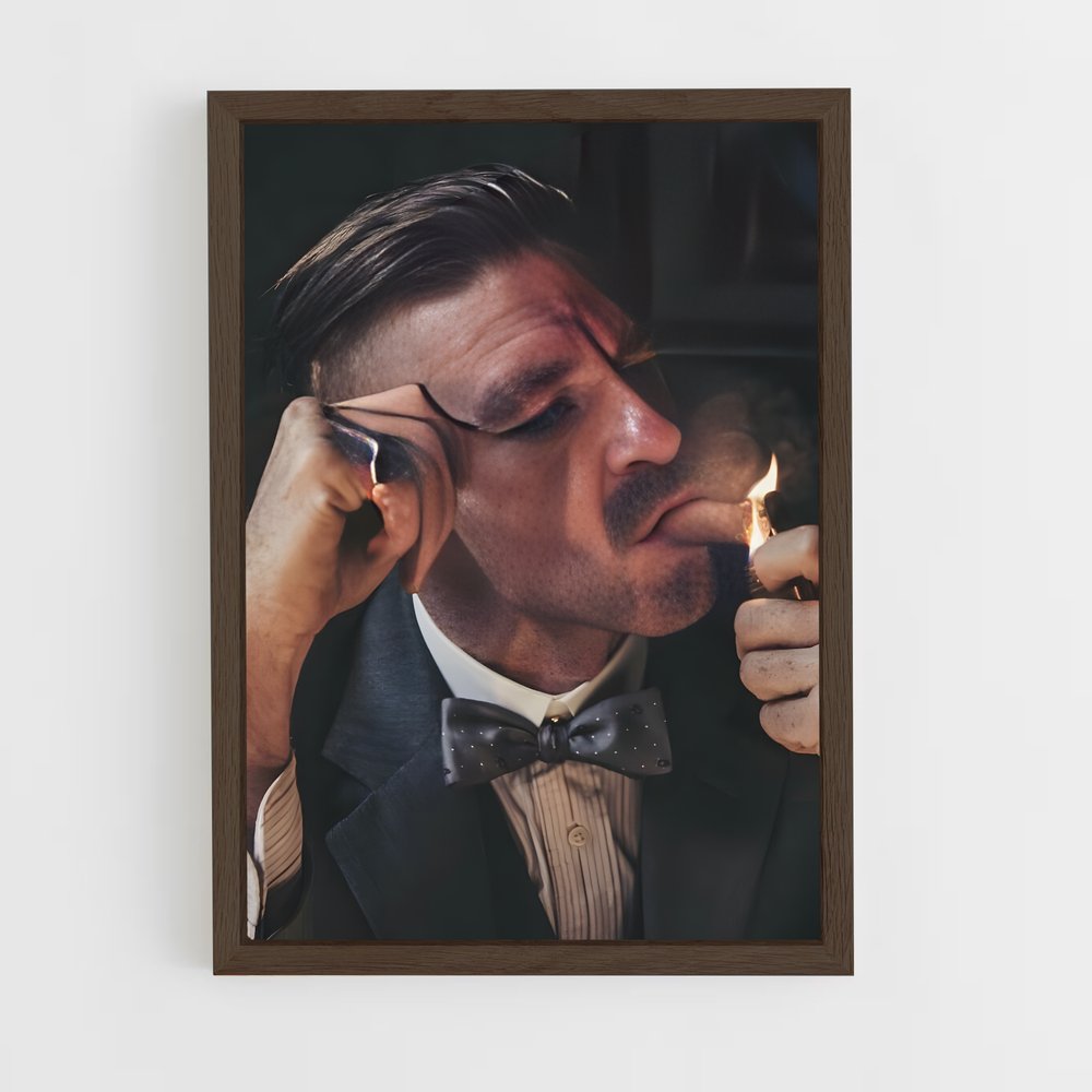 ap-peaky blinders-12 cadre Bois foncé