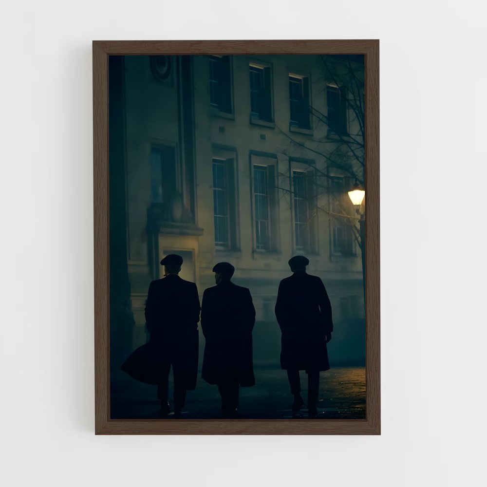 ap-peaky blinders-8 cadre Bois foncé